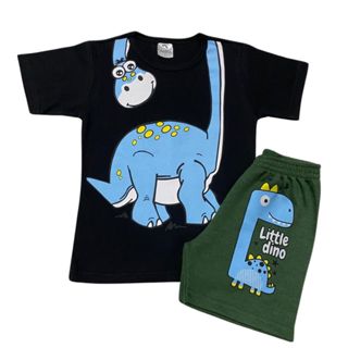 Conjunto de Verão de Menino Infantil Tamanho 1 2 3 4 6 8 em Oferta na Shopee