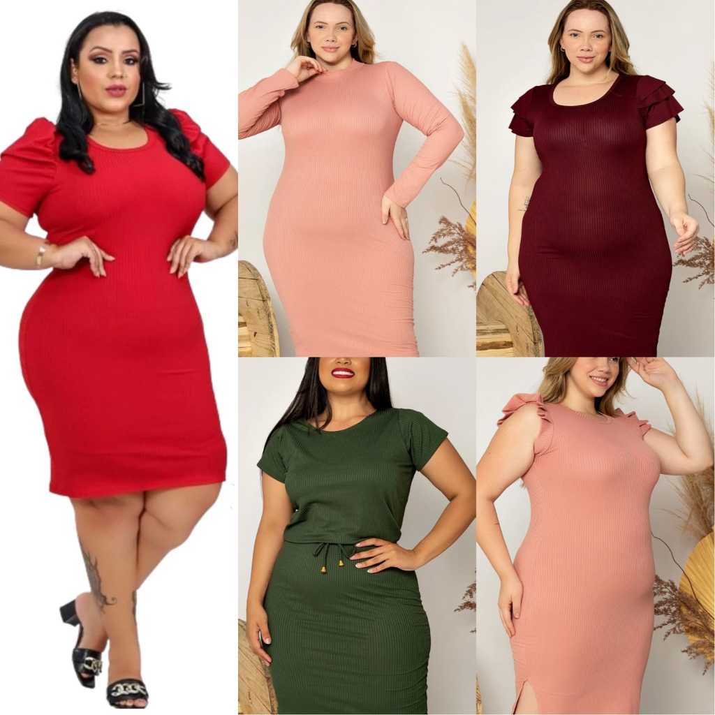 Vestido Midi Modelos Variados  Estilo Total (Leve Defeito ) em Oferta na Shopee