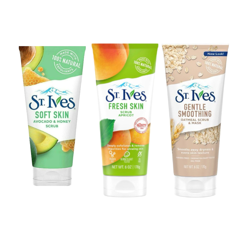 Esfoliante St. Ives Corporal e Facial - 2 unidades em Oferta na Shopee