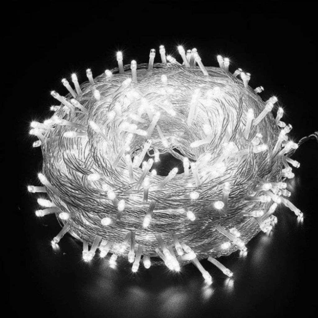 Pisca Pisca Led 100 Micro-Lâmpadas Colorido Branco 8 Funções 4,15M Wincy Natal Papai Noel em Oferta na Shopee