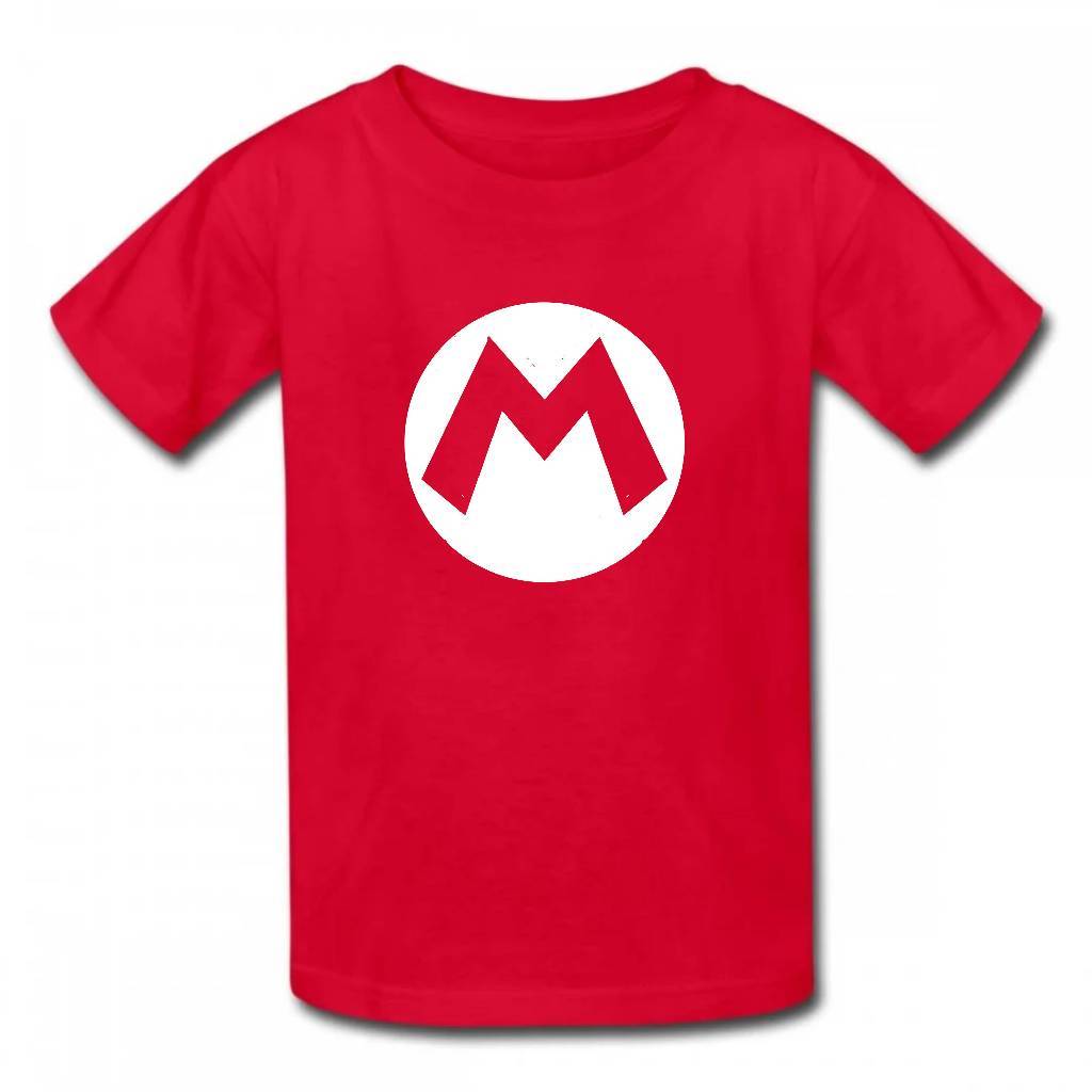 Camiseta Adulto Infantil  Personagem Super Mario Pai e Filho 100% Algodão em Oferta na Shopee