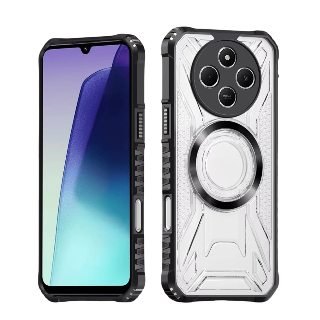 Capa Capinha Armor magnética Anti Impacto Redmi note 14C + Anel Indução carregamento