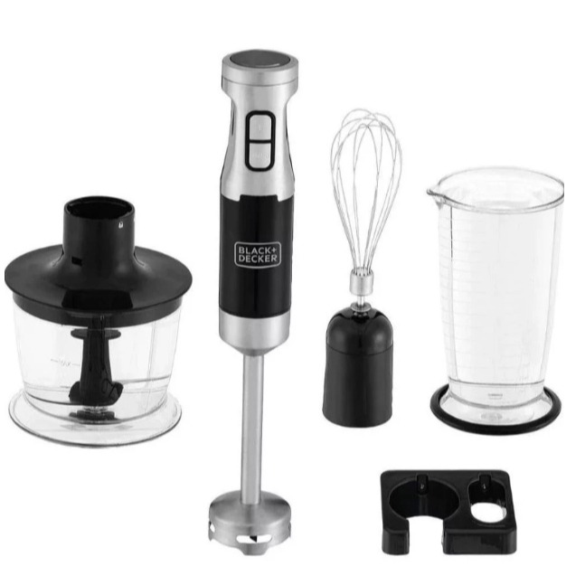 Mixer Black + Decker 3 em 1 Fusion Mix MK600 4 lâminas 600W - 110v ou 200v