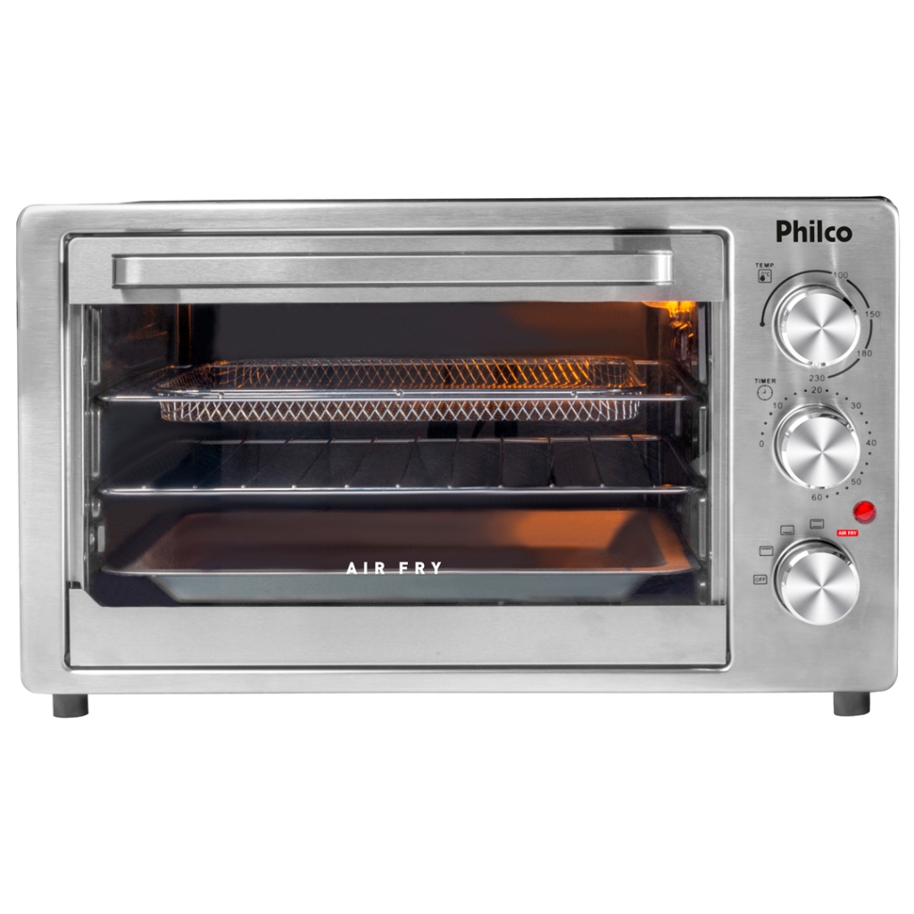 FORNO ELÉTRICO AIR FRY PHILCO 40L INOX -  PFE40I em Oferta na Shopee