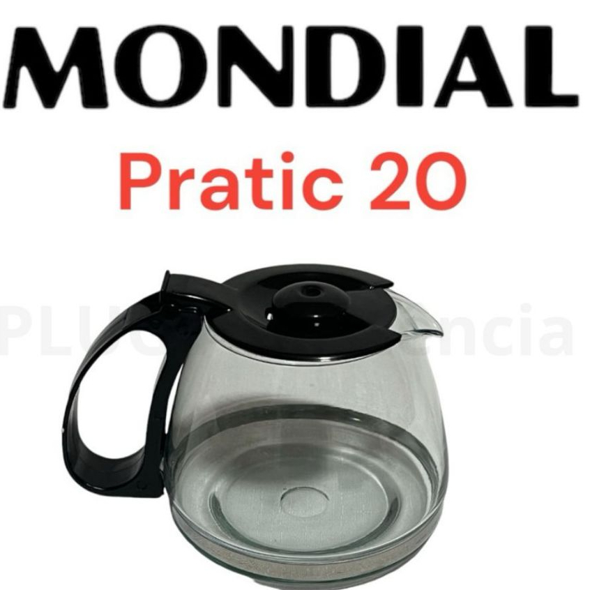 Pratic 20 CN01- Jarra Copo MONDIAL Pratic 20 INOX - Vidro Reforçado