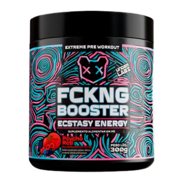 Pré Treino Fckng Booster Ecstasy Energy 300g - Under Labz em Oferta na Shopee