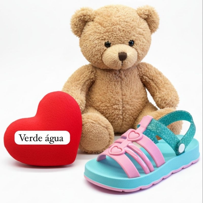 SANDÁLIA/CHINELO INFANTIL FEMININA DUAS FORMAS DE USO MACIA em Oferta na Shopee