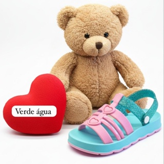 SANDÁLIA/CHINELO INFANTIL FEMININA DUAS FORMAS DE USO MACIA em Oferta na Shopee