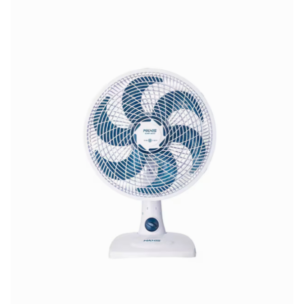 Ventilador de Mesa Mondial Maxis V30MXW 30cm 6 pás 3 velocidades 50W Branco / Azul
