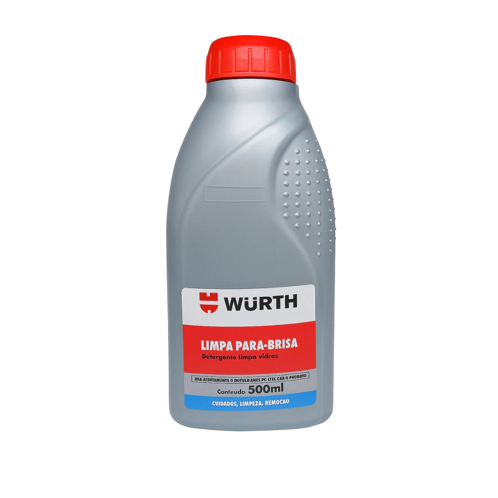 Wurth - Limpa Para Brisa 500ml (Fluido Detergente Liquido de Parabrisa Vidro Carro Automotivo)