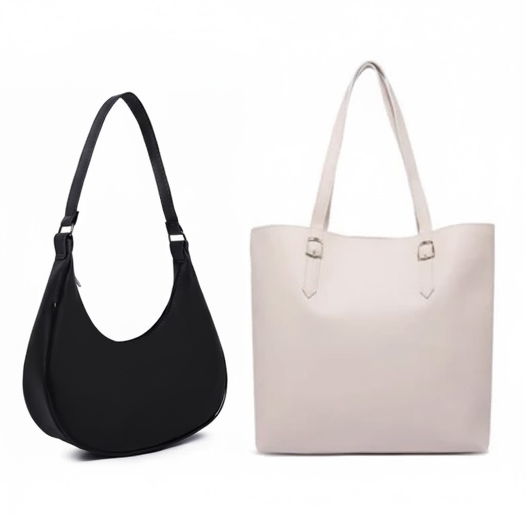 Bolsa Sacola Grande + Bolsa Meia Lua Varias Cores PROMOÇÃO ENVIO IMEDIATO