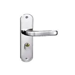 Fechadura Porta Entrada Stilo Alavanca Cromado Externa Mgm