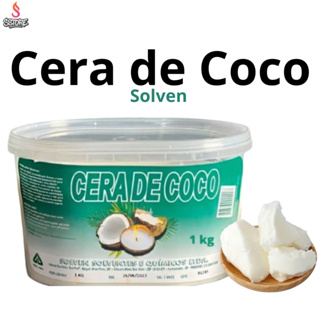 Cera de Coco 100% Vegetal Solven ideal para velas aromáticas, artesanais e decorativas ORIGINAL em Oferta na Shopee