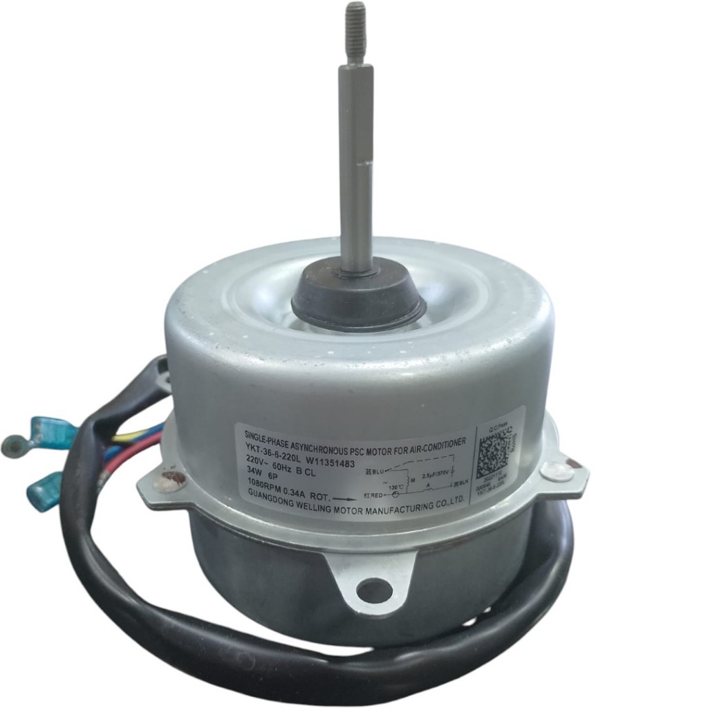 MOTOR VENTILADOR DA CONDENSADORA SPLIT CONSUL CBO09/CBO12 W11351483