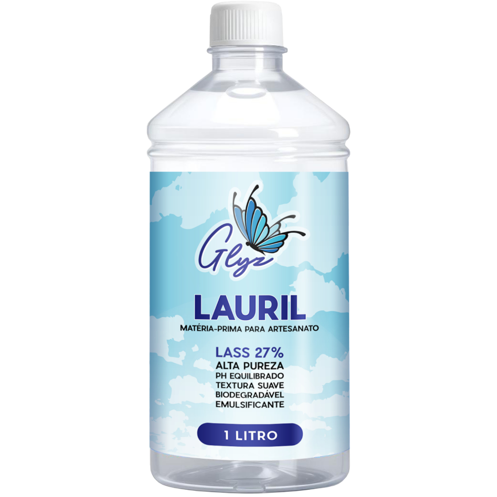 Lauril Liquido Puro 1L - Fórmula Vegetal e Alta Espuma