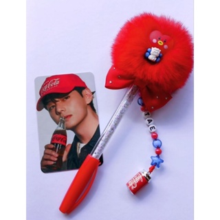 Caneta pompom kpop mascotes BT21/BTS FANMADE ARMY em Oferta na Shopee