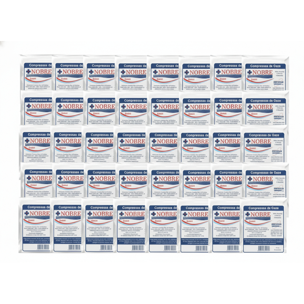 Kit 100 Envelopes Gaze Estéril 13 Fios Nobre c/ 10 unidades Cada Totalizando 1000 unidades em Oferta na Shopee