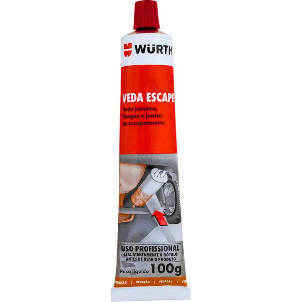 Wurth - Veda Escape 100g (Vedar Escapamento Furos Junçoes Flanges)