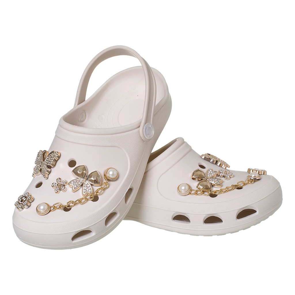 Sandália Infantil Babuche Menina Com enfeitei Botons Pins Sapato Confortável Modinha Verão em Oferta na Shopee