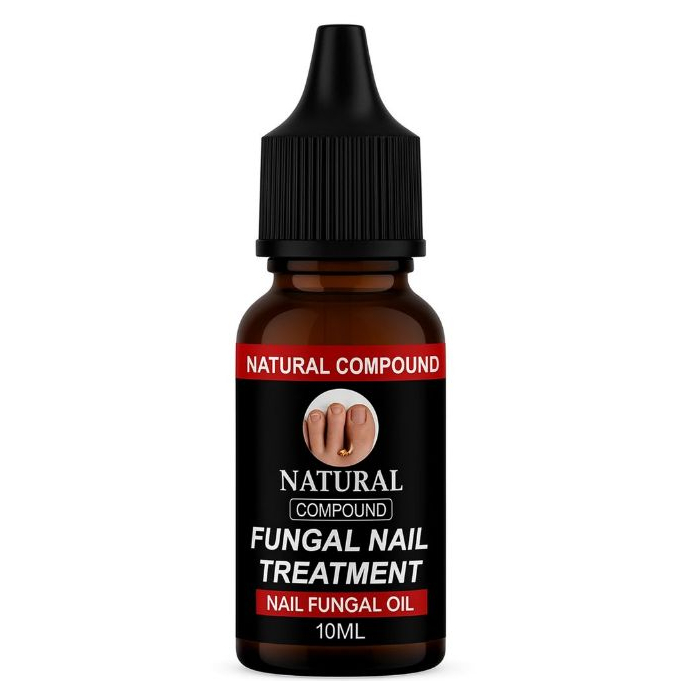 Micose de Unhas fungi7 10ml Conta Gotas - Reparador Para Unhas Com Fungos melauca PRETA