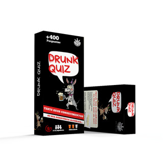 DRUNK QUIZ: Jogo Base, party drink, jogo de festa para curtir com os amigos.
