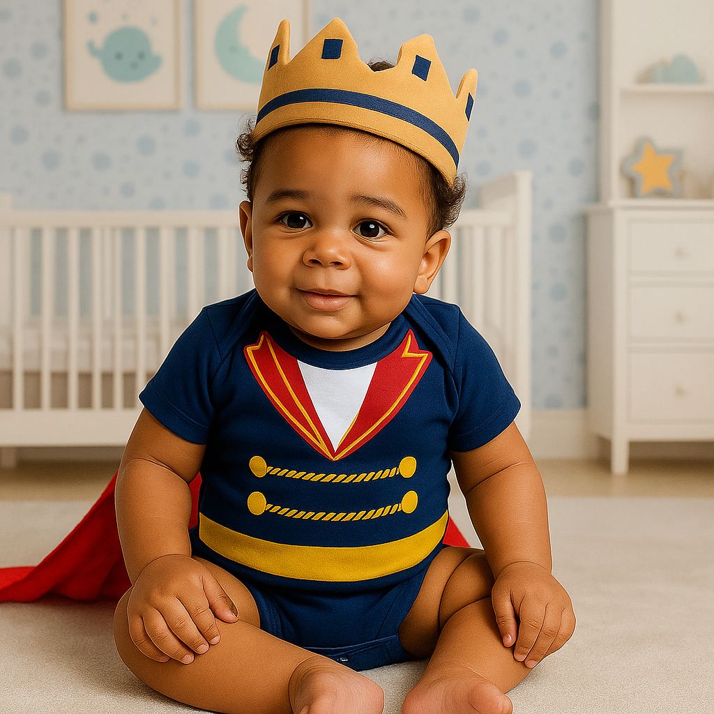 Body Bebê Infantil Menino Mêsversário Temático Príncipe Super Confortável Linha Premium em Oferta na Shopee