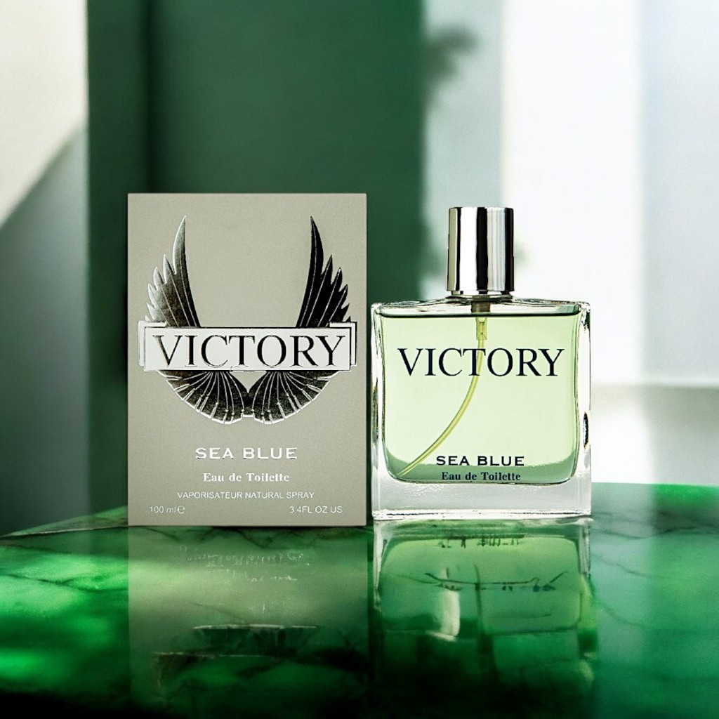 Perfume Victory Sea Blue Eau de Toilette 100ml – Masculino, Frescor Marinho e Elegância Clássica