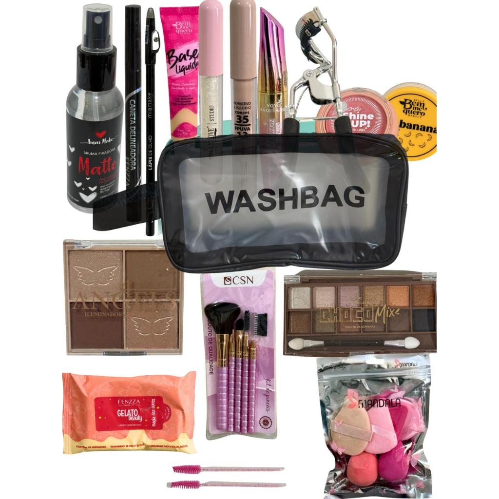 kit maquiagem  27 itens completa  , + kit pincèis  + kit esponja, ENVIO IMEDIATO + brinde