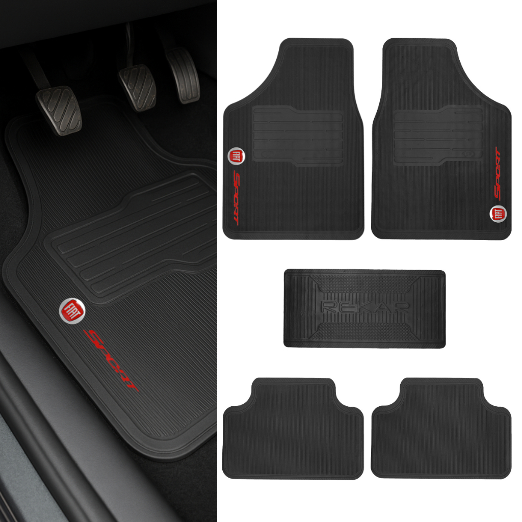 Jogo Tapete de Borracha automotivo fiat Grand Siena em Oferta na Shopee