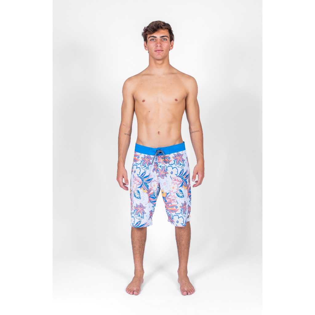 Bermuda Boardshorts Masculina Estampada Floral Nicoboco - Conforto e Estilo De Verao