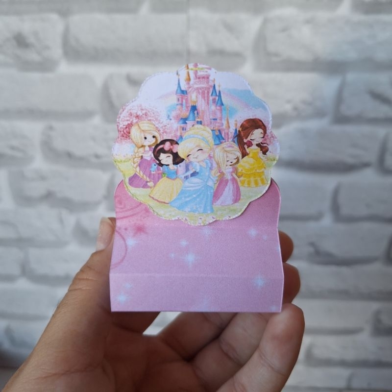 Kit 20 Porta Bis Duplo Princesas Cute Lembrancinha Decoração Festa Infantil Personalizados Aniversario