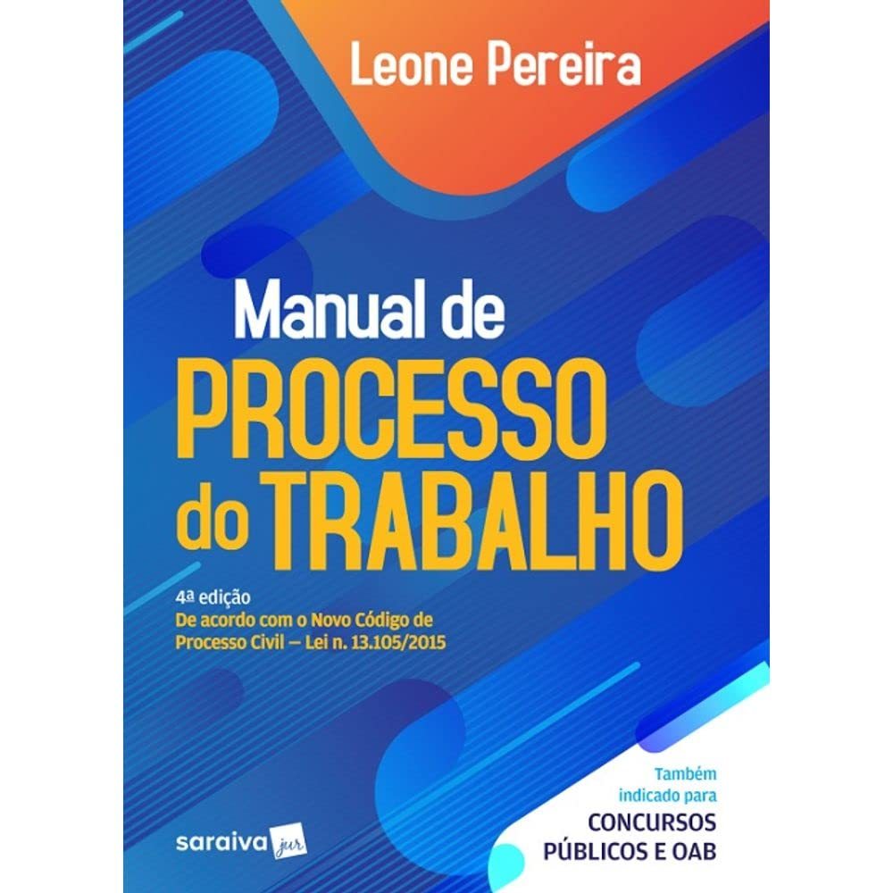 LIVRO - Manual de Processo do Trabalho Capa comum – Audiolivro, 3 março 2017