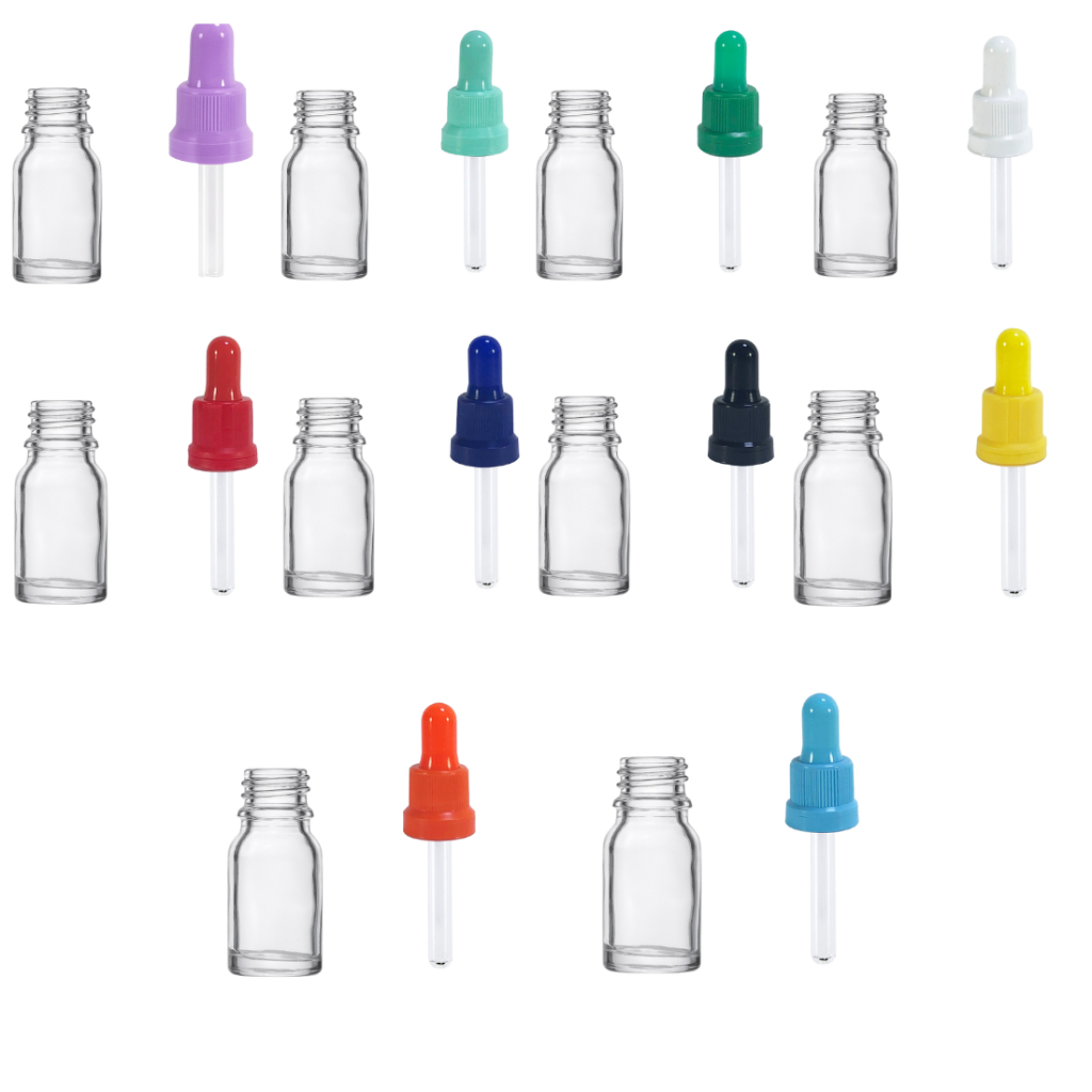 Frasco De Vidro Cristal Conta Gotas 10ml (10 Unidades)
