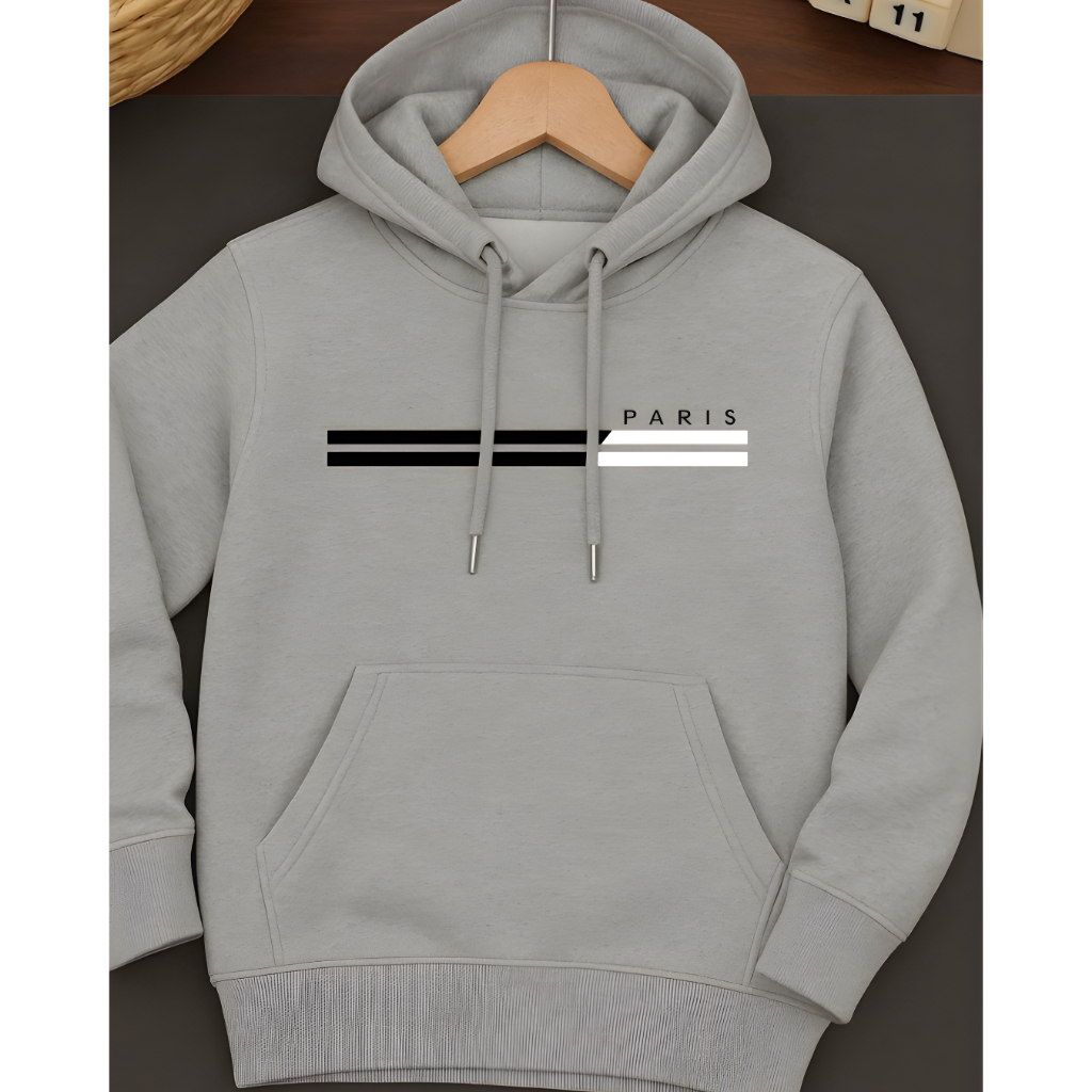 Moletom Estampado Masculino e Feminino Canguru Capuz Flanelado Inverno Confortável Estilo Urbano