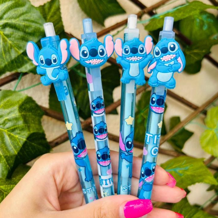 Lapiseira Stitch 0.7mm Material Escolar Papelaria Fofa Kawaii Presente Infantil