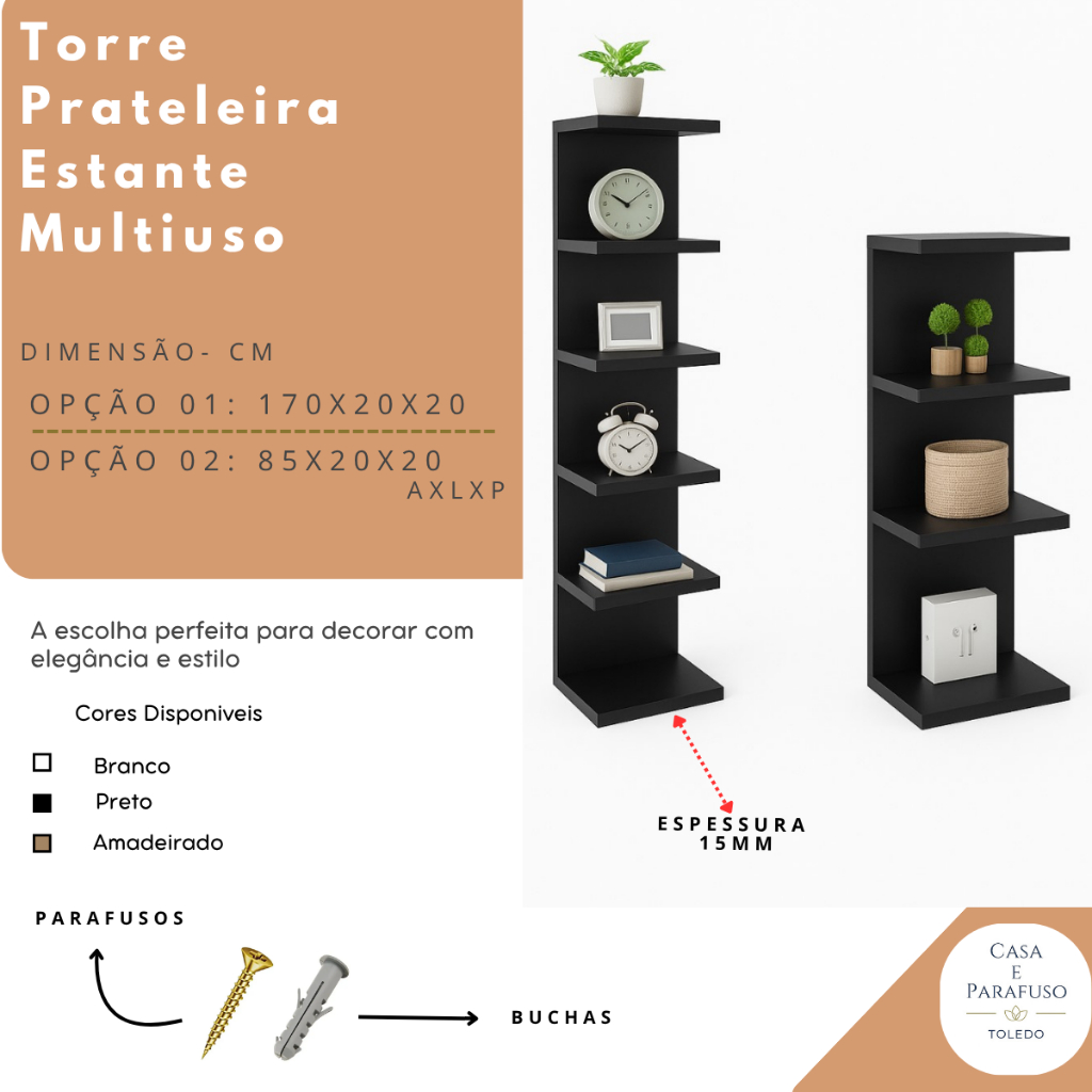 Torre De Prateleira Estante 170 Cm E 85 Cm Para Quarto decoração Estante Multiuso Perfumes-105