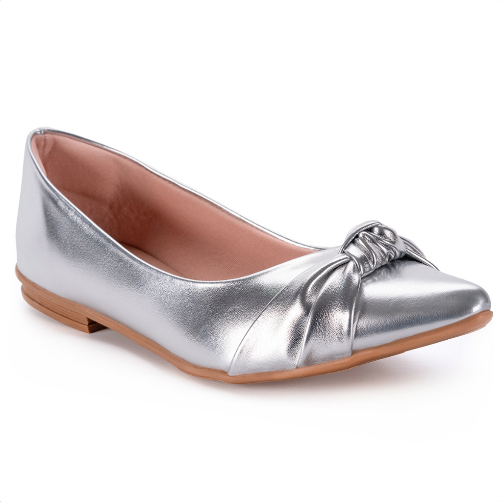 Sapatilha Feminina Domidona Enfeite Laço Confortável Elegante Da Moda em Oferta na Shopee