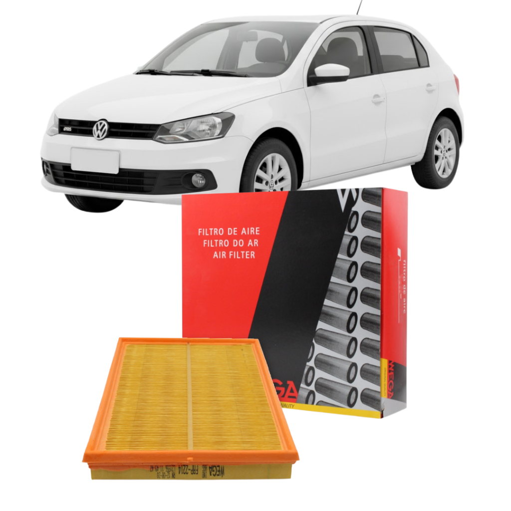 FILTRO DE AR DO MOTOR VW GOL G3 G4 G5 G6 FOX E VOYAGE FAP-2214 em Oferta na Shopee