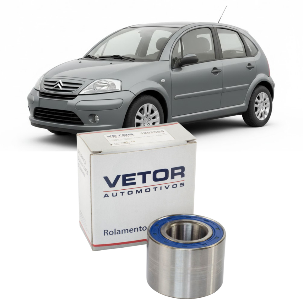 Rolamento Roda Traseira Ax, C3, Clio, Logan, Megane, Peugeot 106, 206, 207, 306, Sandero, Xsara, Zx - Vetor 12025S9 em Oferta na Shopee