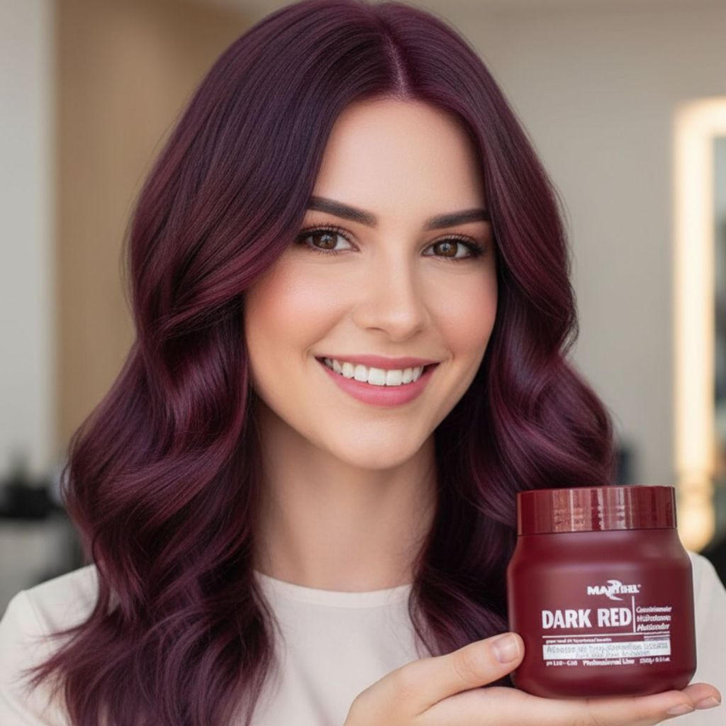 Matizador Ativador De Tons Vermelho Dark Red 250g Mairibel