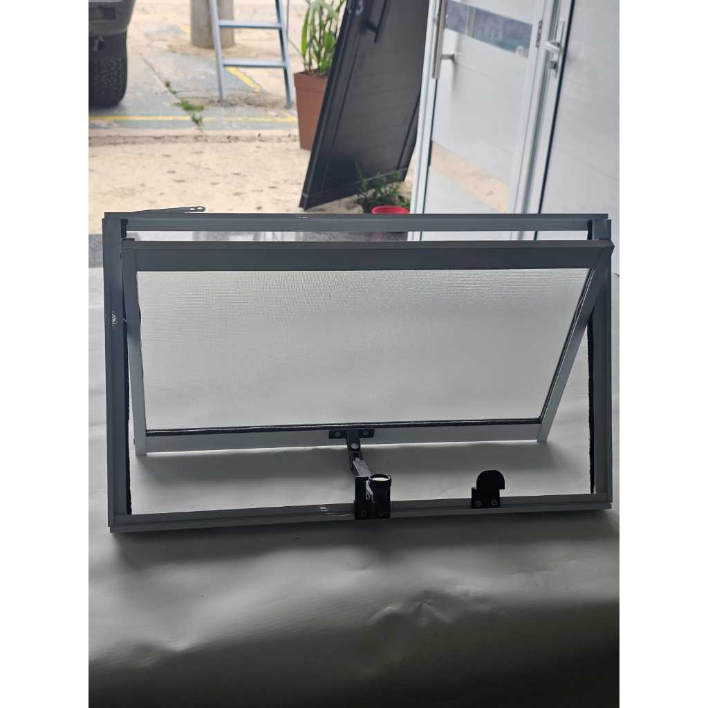 Vitrô Maxim Ar 30x50 Linha Econômica Alumínio Branco Vidro Boreal