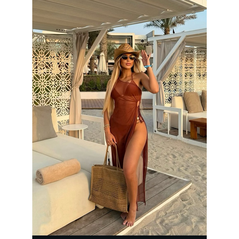 saída de praia feminina -saída de praia -vestido de praia ref:2473 em Oferta na Shopee