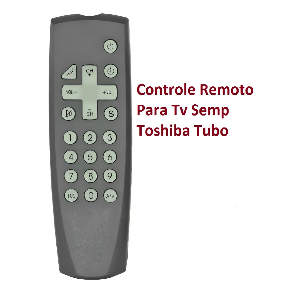 Controle Remoto Para Tv Semp Toshiba Tubo Toda Linha Lumina
