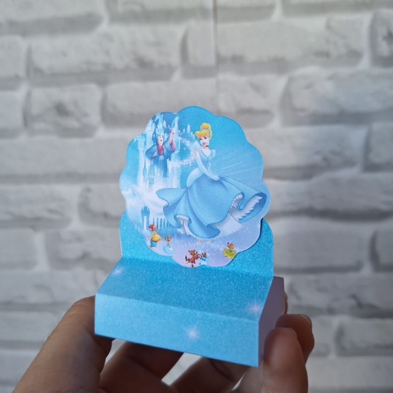 Kit 20 Porta Bis Duplo Cinderela Lembrancinha Decoração Festa Infantil Personalizados Aniversario