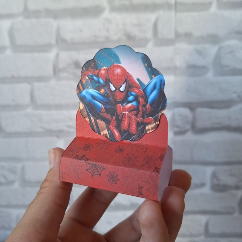 Kit 20 Porta Bis Duplo Homem Aranha Lembrancinha Decoração Festa Infantil Personalizados Aniversario