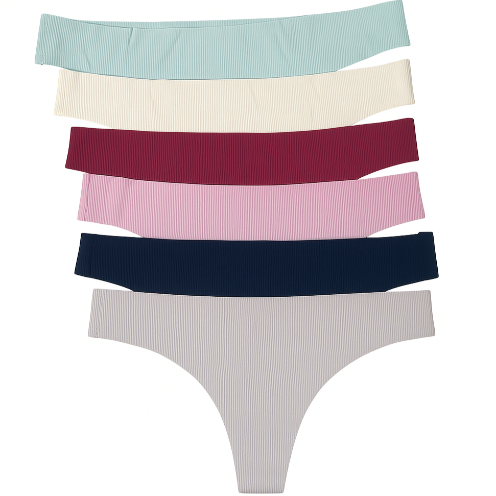 Kit Calcinhas Fio Canelada Não Marca na Roupa Corte a Laser Confortável em Oferta na Shopee