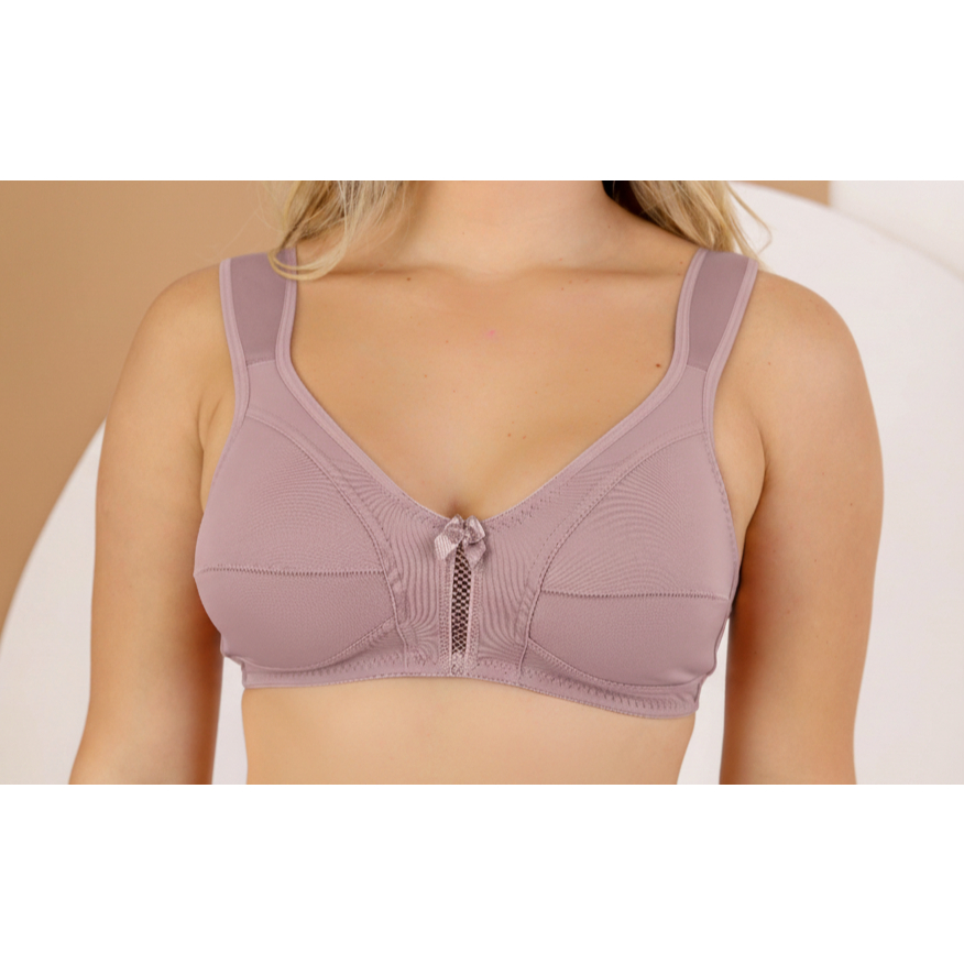 Innova Lingerie 2401-3 Plus Size | Sustentação | Reforçado | Cetinete | Sem Arco | Sem Bojo | Alça Extra Larga | Cresson