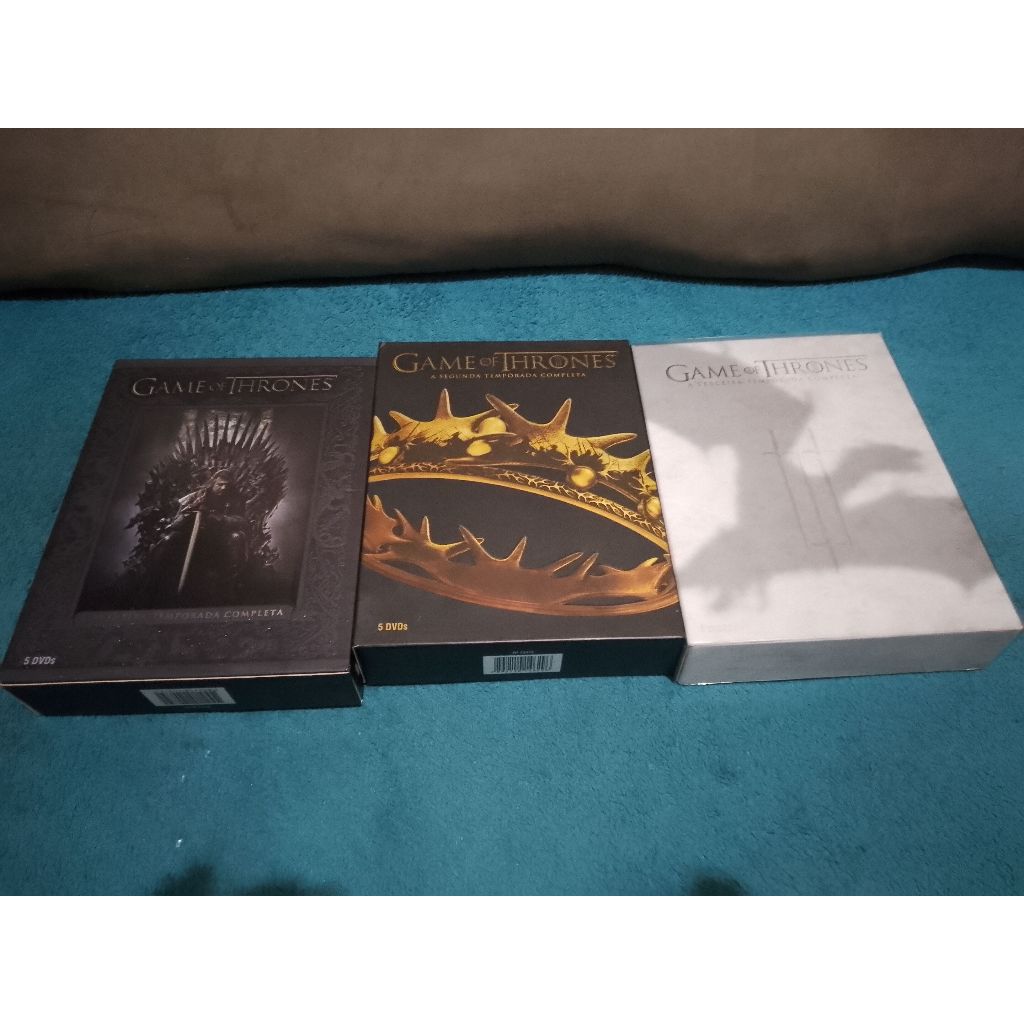 DVD , GAME OF THRONES 1-2-3 TEMPORADA COMPLETA