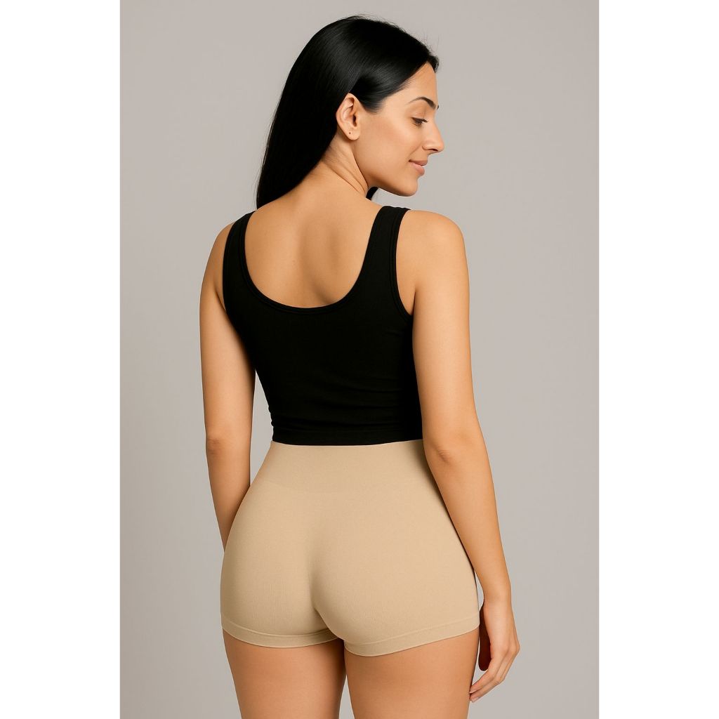 Kits 1 2 3 4 Shortinhos Curto Sem Costura Bege Anágua Segunda Pele De Usar Com Vestido E Saia em Oferta na Shopee