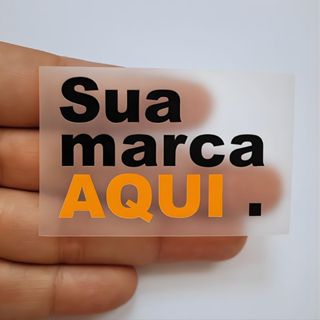 Etiqueta Personalizada DTF Para Roupas Logo Própria Adesivo Termocolante Premium em Oferta na Shopee